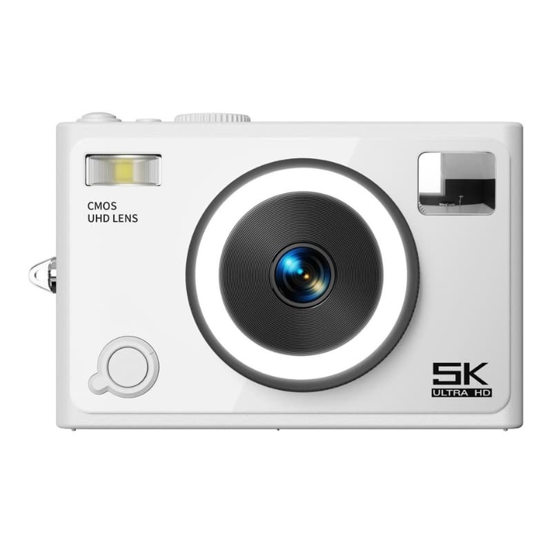 CD-F3L 64MP 5K WiFi Digital Beauty Camera with Dual Lens and LED Fill Light