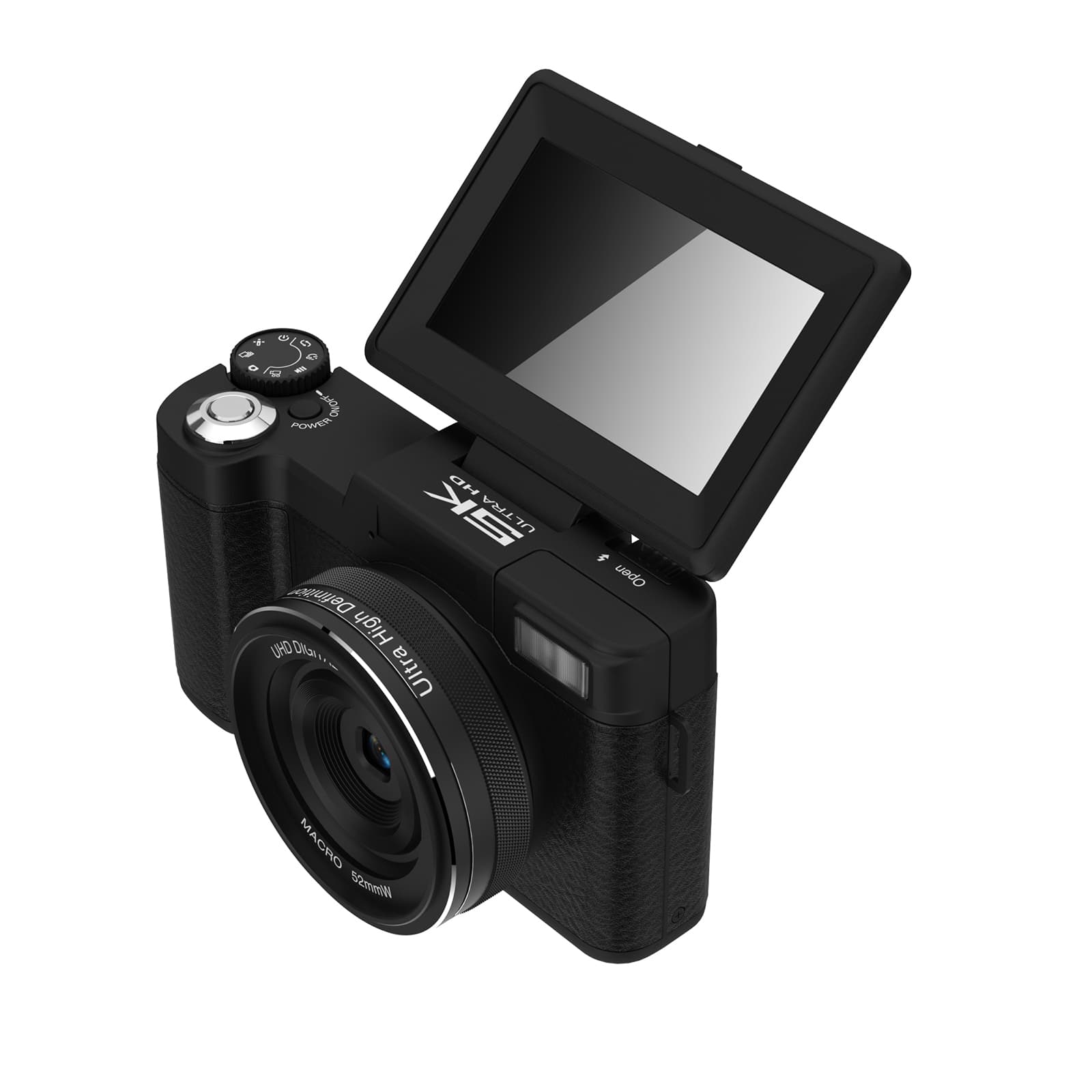 CD-R2H 64MP 4K Digital Zoom Camera  with 180° Flipping Screen and Remote Control Thumbnail 2