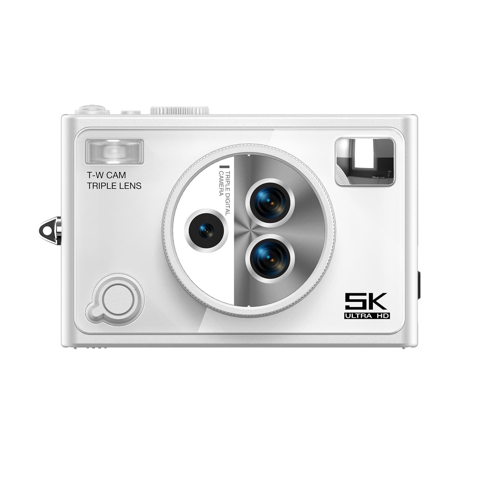 F3B 1300MA Big capacity Battery 3 Lens 13MP 2.8"IPS Screen 12x Optical Zoom Camera