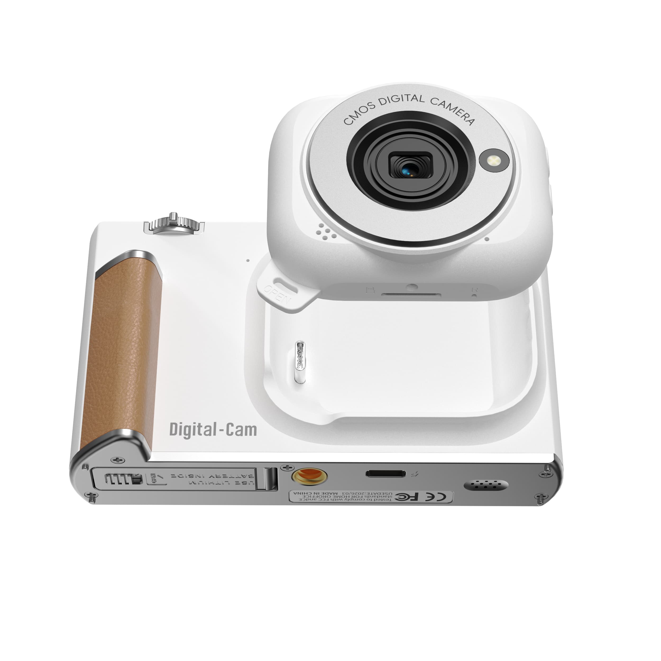 AMKOV G02 Dual-Form Vlog Camera | Detachable Mini Camera, 75MP Photo, 5K Video & WiFi Thumbnail 2